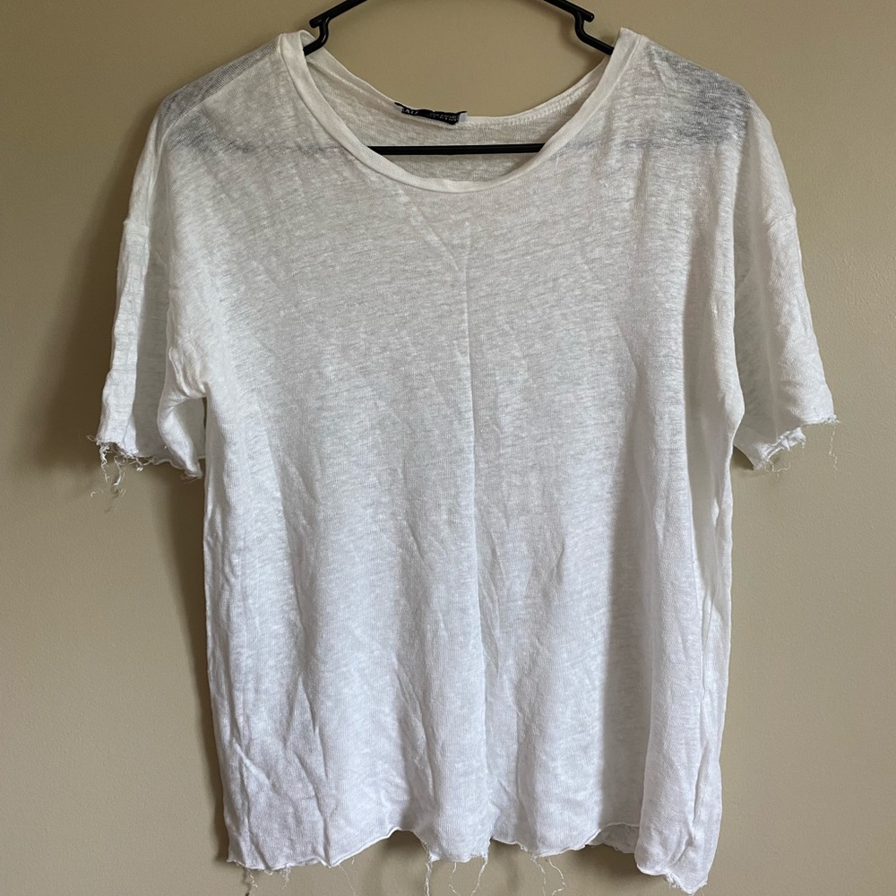 Zara Distressed Tee